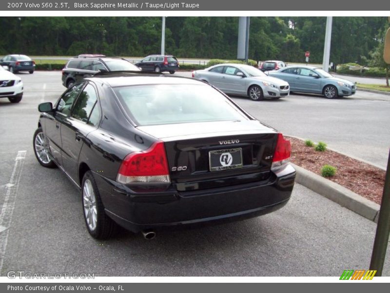 Black Sapphire Metallic / Taupe/Light Taupe 2007 Volvo S60 2.5T