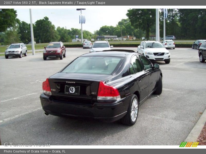 Black Sapphire Metallic / Taupe/Light Taupe 2007 Volvo S60 2.5T