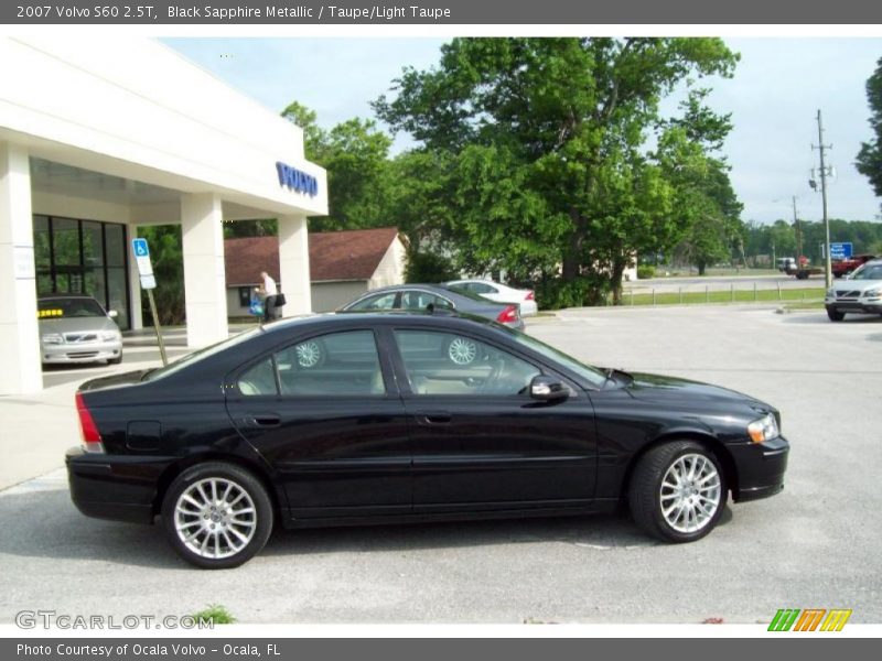 Black Sapphire Metallic / Taupe/Light Taupe 2007 Volvo S60 2.5T