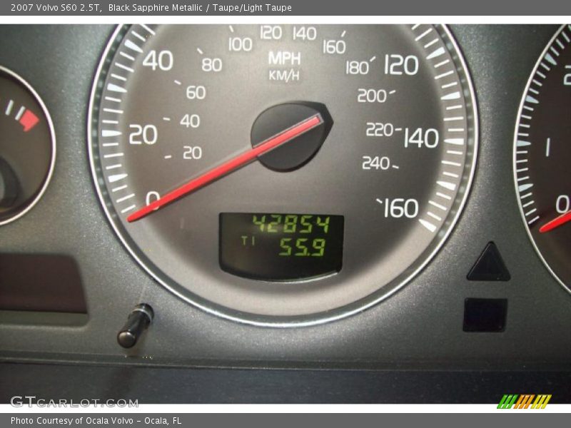 Black Sapphire Metallic / Taupe/Light Taupe 2007 Volvo S60 2.5T