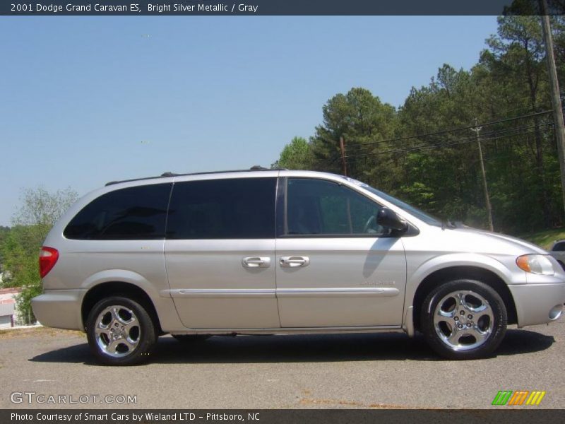 Bright Silver Metallic / Gray 2001 Dodge Grand Caravan ES