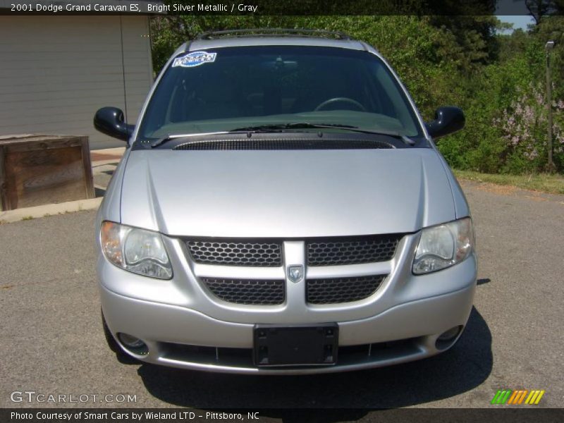 Bright Silver Metallic / Gray 2001 Dodge Grand Caravan ES