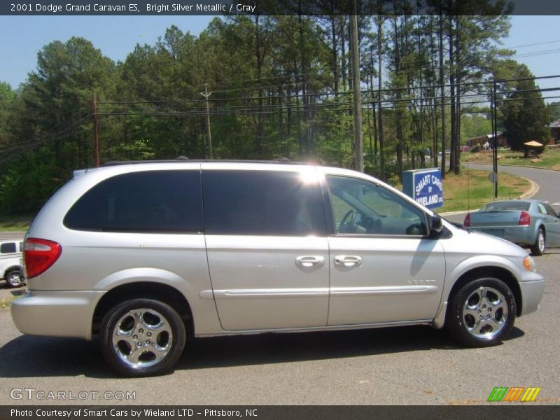 Bright Silver Metallic / Gray 2001 Dodge Grand Caravan ES