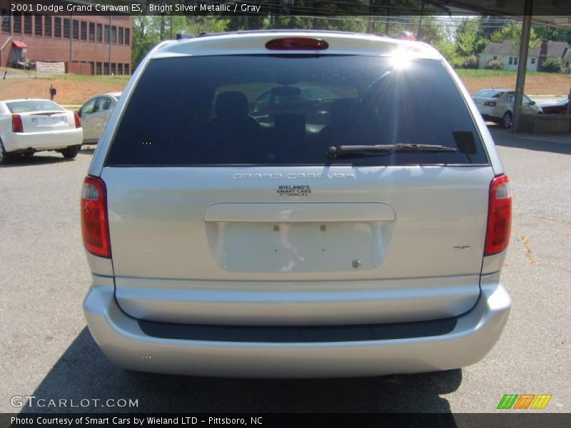 Bright Silver Metallic / Gray 2001 Dodge Grand Caravan ES