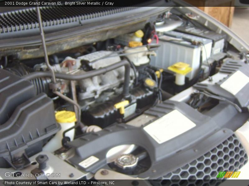 Bright Silver Metallic / Gray 2001 Dodge Grand Caravan ES