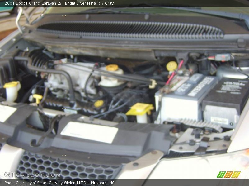Bright Silver Metallic / Gray 2001 Dodge Grand Caravan ES