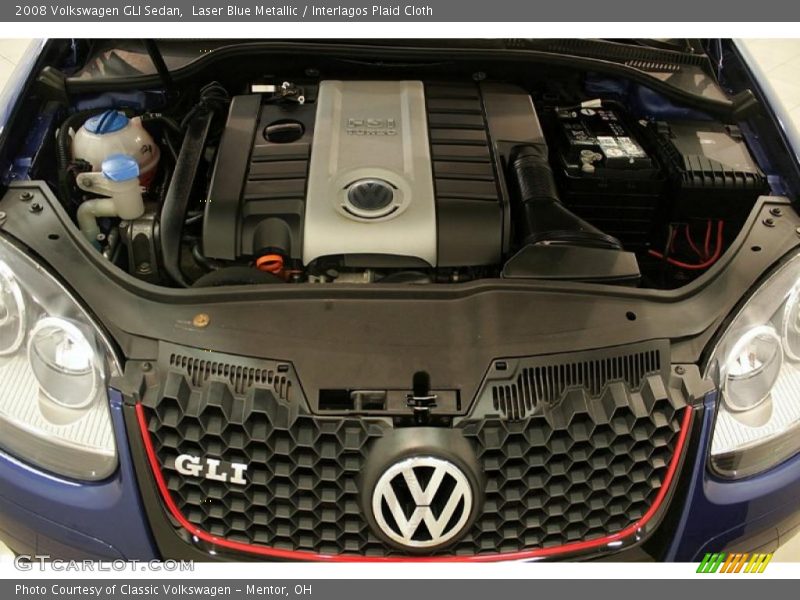 Laser Blue Metallic / Interlagos Plaid Cloth 2008 Volkswagen GLI Sedan