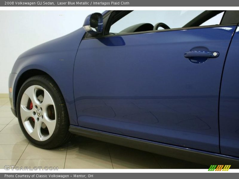 Laser Blue Metallic / Interlagos Plaid Cloth 2008 Volkswagen GLI Sedan