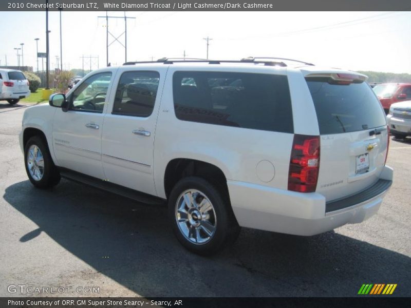 White Diamond Tricoat / Light Cashmere/Dark Cashmere 2010 Chevrolet Suburban LTZ