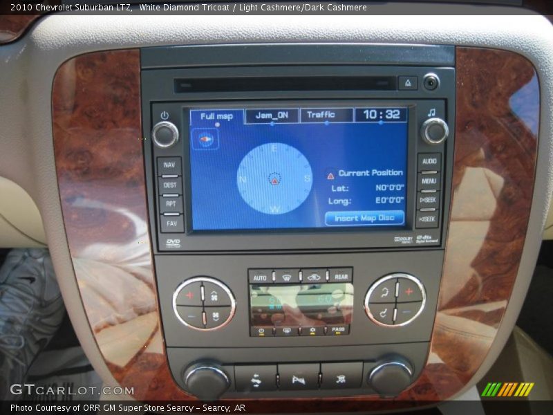 White Diamond Tricoat / Light Cashmere/Dark Cashmere 2010 Chevrolet Suburban LTZ