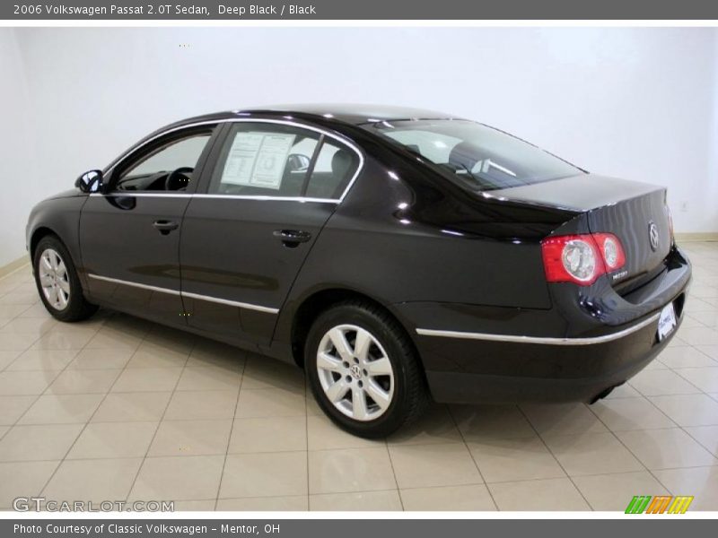 Deep Black / Black 2006 Volkswagen Passat 2.0T Sedan