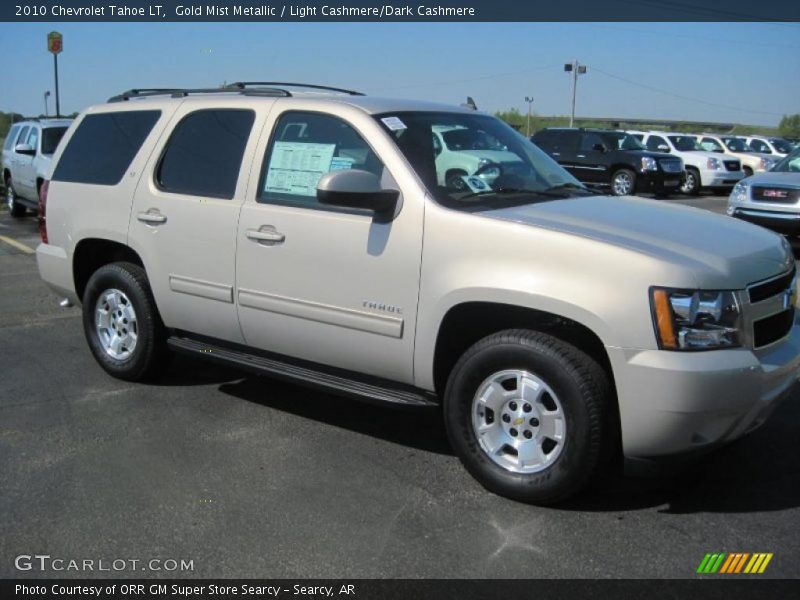 Gold Mist Metallic / Light Cashmere/Dark Cashmere 2010 Chevrolet Tahoe LT