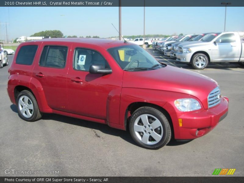 Crystal Red Metallic Tintcoat / Gray 2010 Chevrolet HHR LS