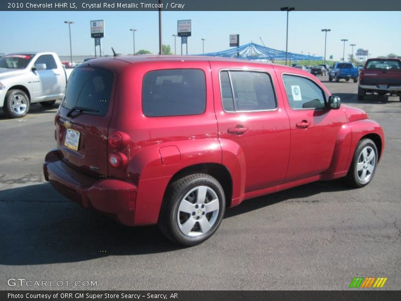 Crystal Red Metallic Tintcoat / Gray 2010 Chevrolet HHR LS