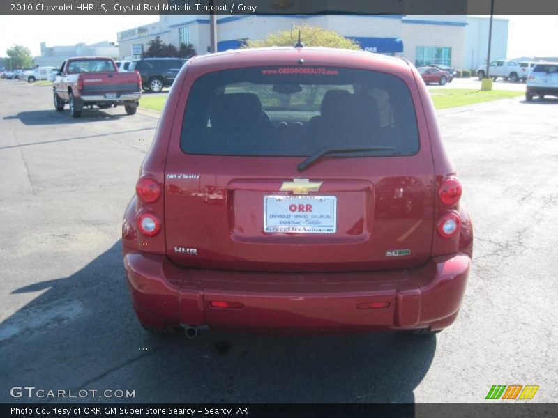 Crystal Red Metallic Tintcoat / Gray 2010 Chevrolet HHR LS