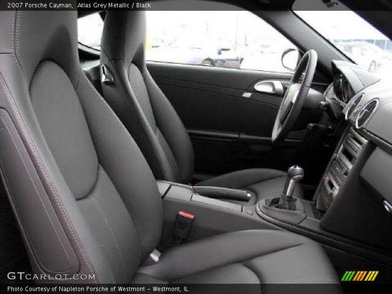 Atlas Grey Metallic / Black 2007 Porsche Cayman