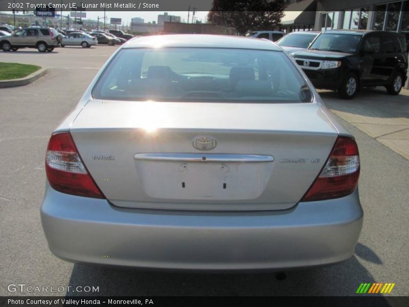 Lunar Mist Metallic / Stone 2002 Toyota Camry LE