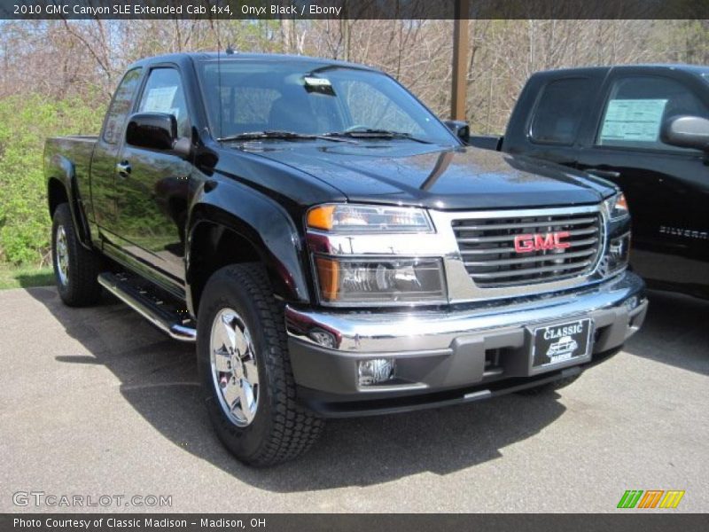 Onyx Black / Ebony 2010 GMC Canyon SLE Extended Cab 4x4