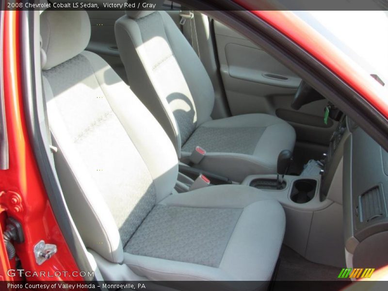 Victory Red / Gray 2008 Chevrolet Cobalt LS Sedan