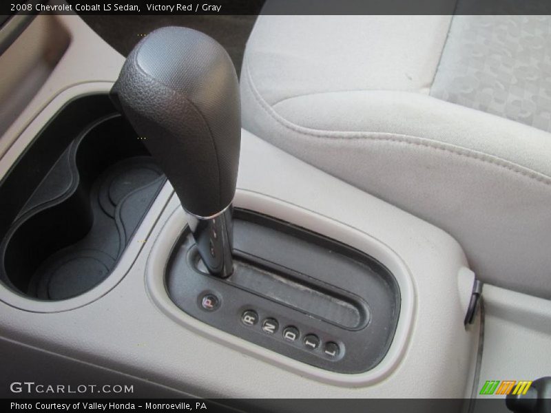 Victory Red / Gray 2008 Chevrolet Cobalt LS Sedan