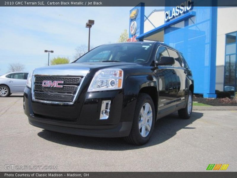 Carbon Black Metallic / Jet Black 2010 GMC Terrain SLE