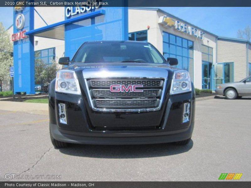 Carbon Black Metallic / Jet Black 2010 GMC Terrain SLE