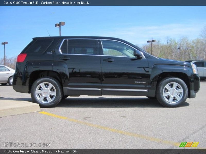 Carbon Black Metallic / Jet Black 2010 GMC Terrain SLE