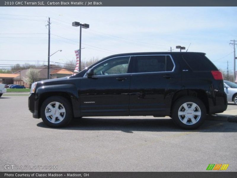 Carbon Black Metallic / Jet Black 2010 GMC Terrain SLE