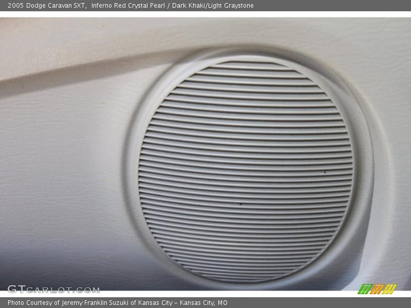Inferno Red Crystal Pearl / Dark Khaki/Light Graystone 2005 Dodge Caravan SXT