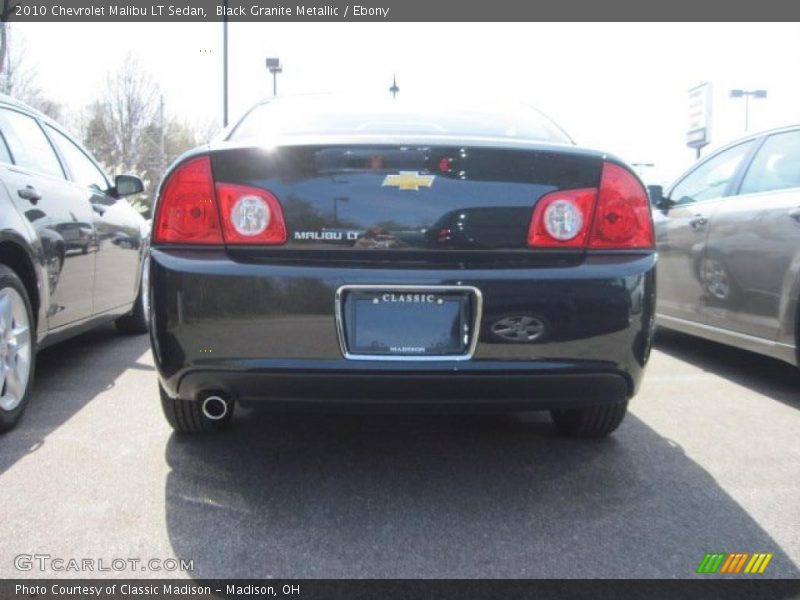 Black Granite Metallic / Ebony 2010 Chevrolet Malibu LT Sedan