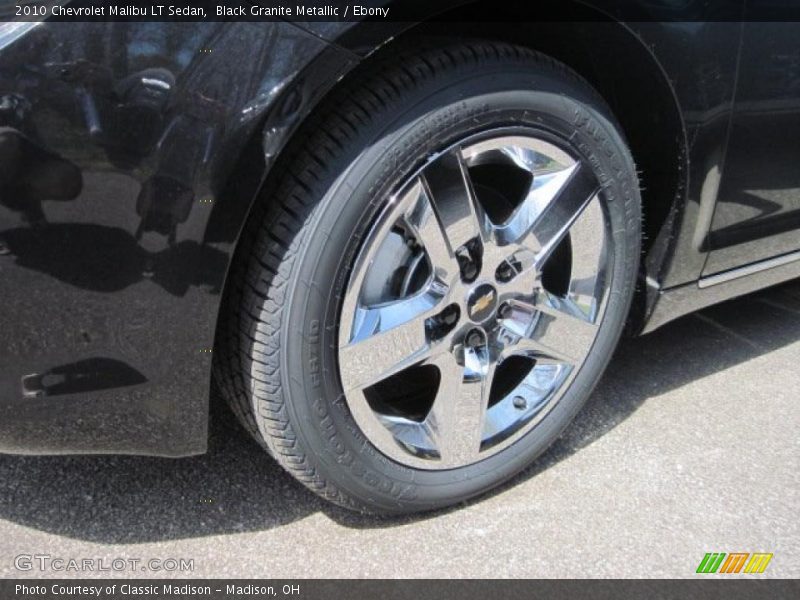 Black Granite Metallic / Ebony 2010 Chevrolet Malibu LT Sedan