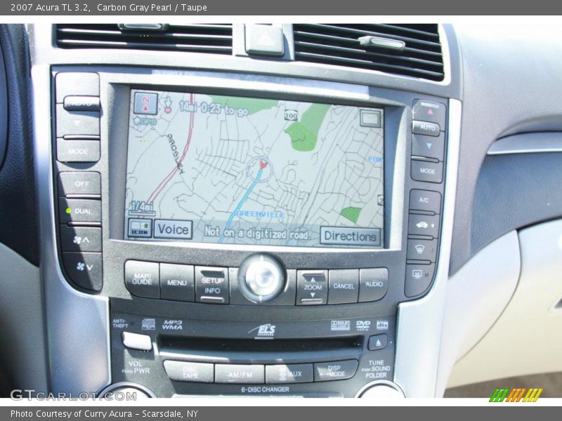 Carbon Gray Pearl / Taupe 2007 Acura TL 3.2