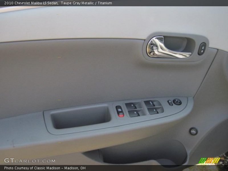 Taupe Gray Metallic / Titanium 2010 Chevrolet Malibu LS Sedan