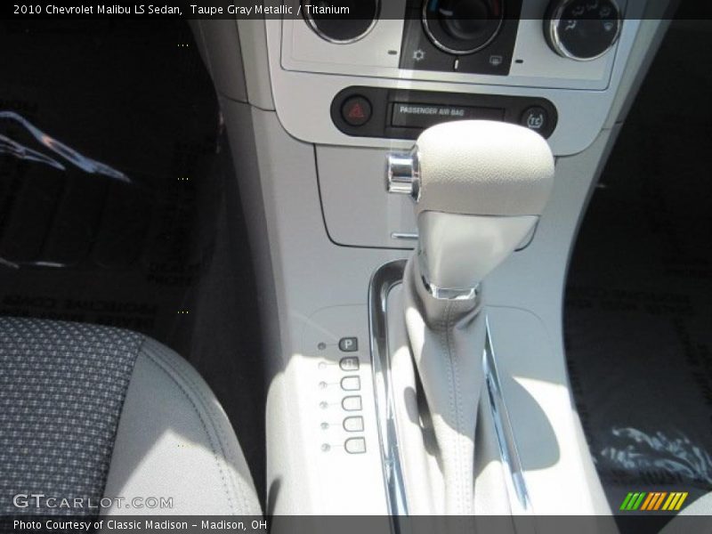 Taupe Gray Metallic / Titanium 2010 Chevrolet Malibu LS Sedan