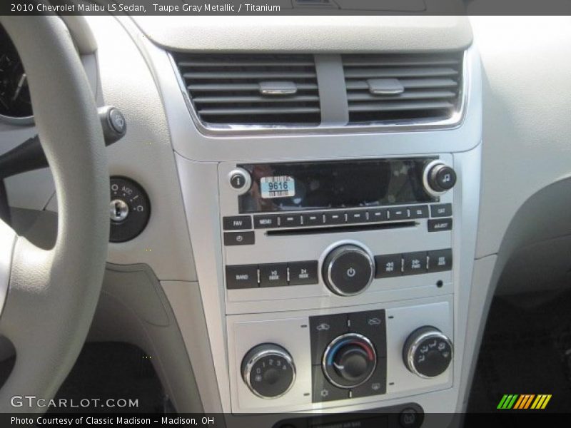 Taupe Gray Metallic / Titanium 2010 Chevrolet Malibu LS Sedan