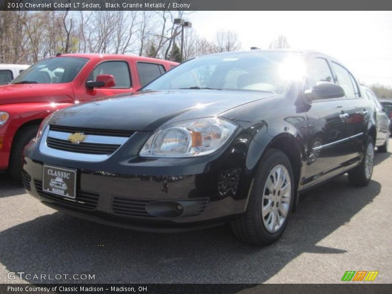 Black Granite Metallic / Ebony 2010 Chevrolet Cobalt LT Sedan