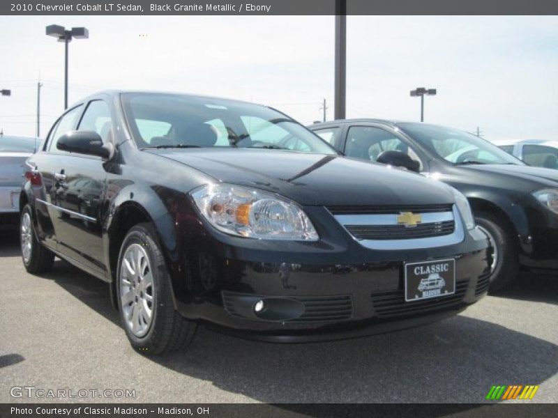 Black Granite Metallic / Ebony 2010 Chevrolet Cobalt LT Sedan