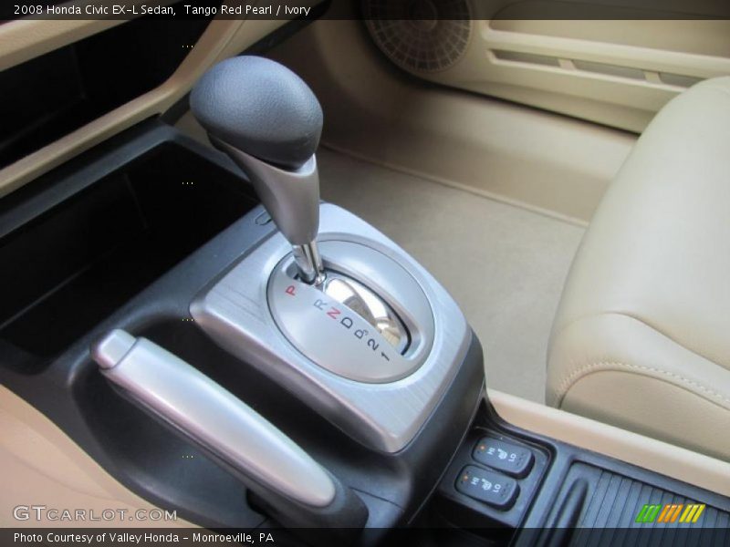 Tango Red Pearl / Ivory 2008 Honda Civic EX-L Sedan
