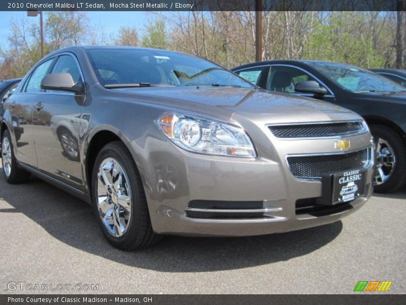 Mocha Steel Metallic / Ebony 2010 Chevrolet Malibu LT Sedan
