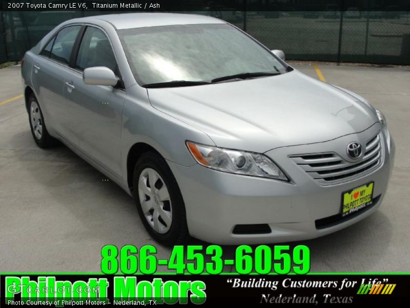 Titanium Metallic / Ash 2007 Toyota Camry LE V6