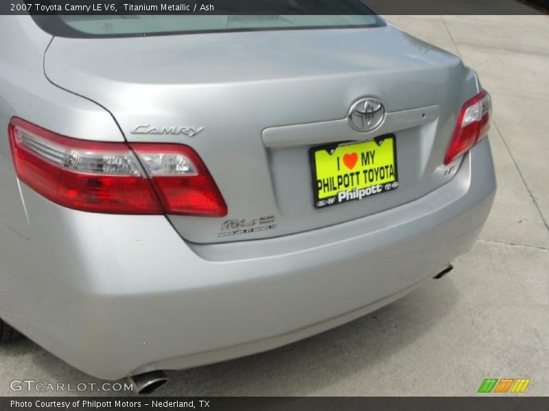 Titanium Metallic / Ash 2007 Toyota Camry LE V6