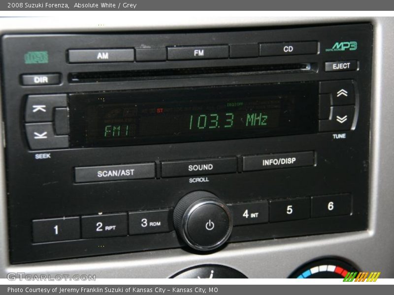 Absolute White / Grey 2008 Suzuki Forenza