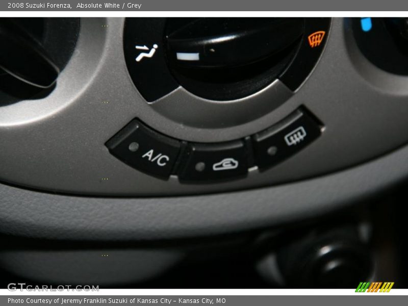 Absolute White / Grey 2008 Suzuki Forenza
