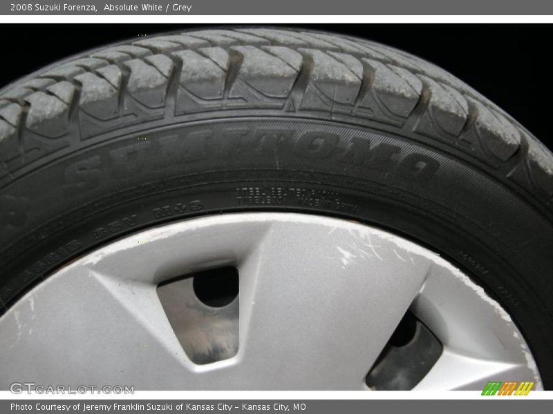 Absolute White / Grey 2008 Suzuki Forenza