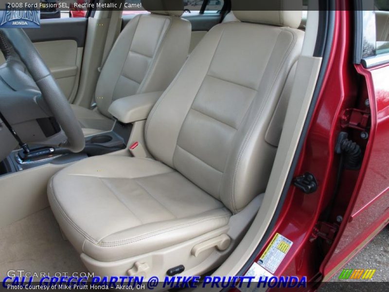 Redfire Metallic / Camel 2008 Ford Fusion SEL