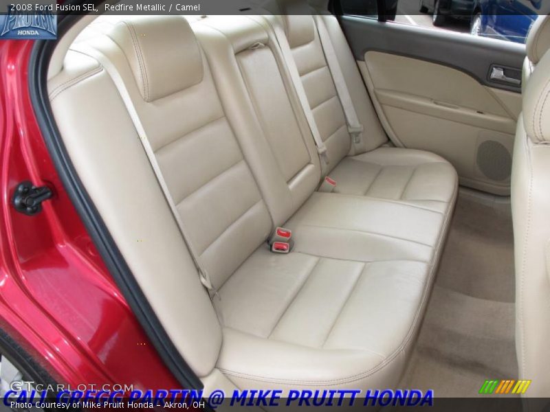 Redfire Metallic / Camel 2008 Ford Fusion SEL
