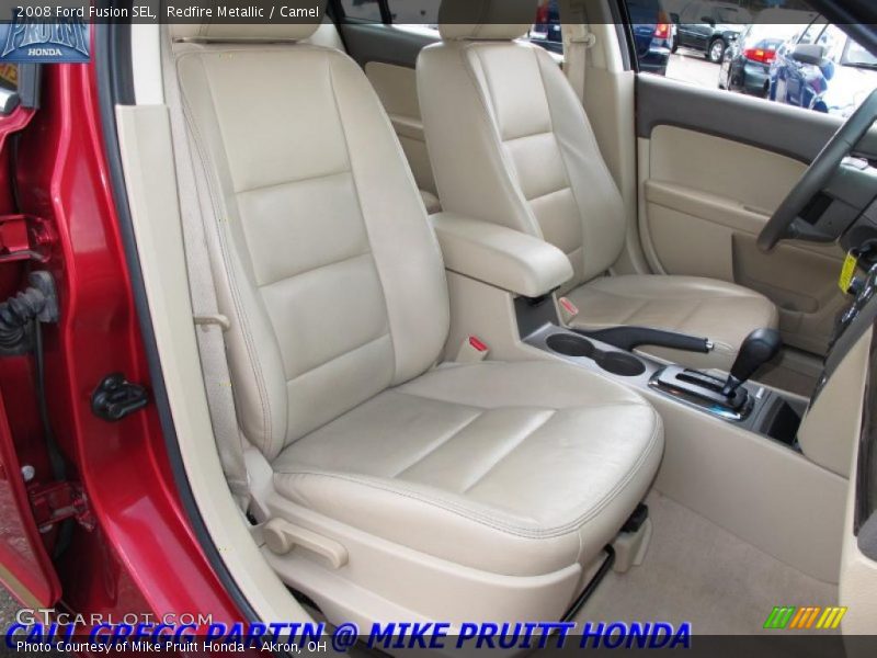 Redfire Metallic / Camel 2008 Ford Fusion SEL
