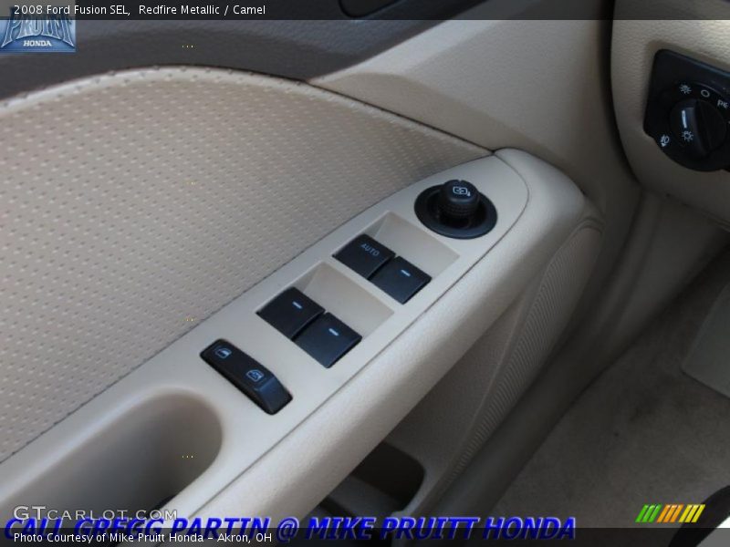 Redfire Metallic / Camel 2008 Ford Fusion SEL