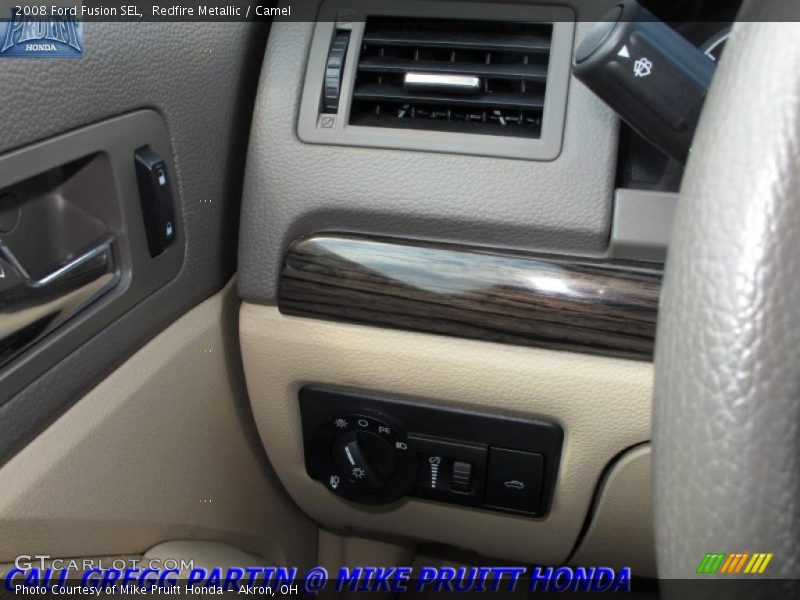 Redfire Metallic / Camel 2008 Ford Fusion SEL