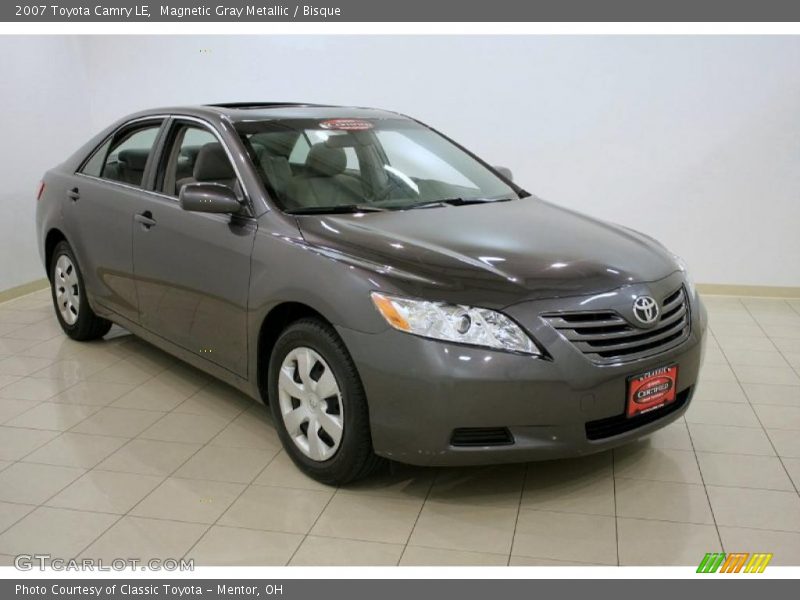 Magnetic Gray Metallic / Bisque 2007 Toyota Camry LE